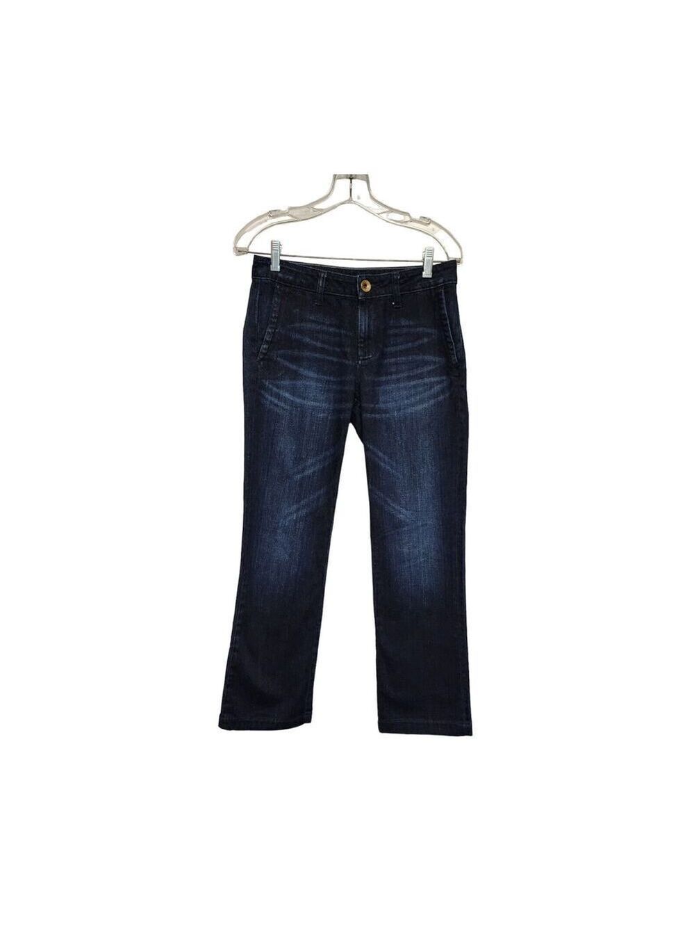 Banana Republic Denim Blue Jeans Straight Leg Girlfriend Jeans Size 27